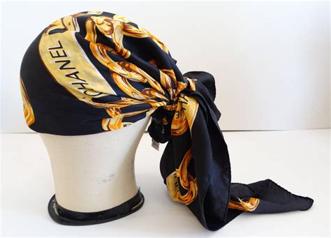 chanel hair scarf